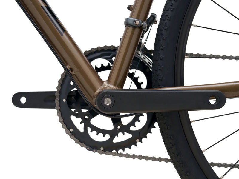 Kona 36e Rove AL 700 Bruin met Shimano Claris & Tektro Bark met zwarte decals (2025)