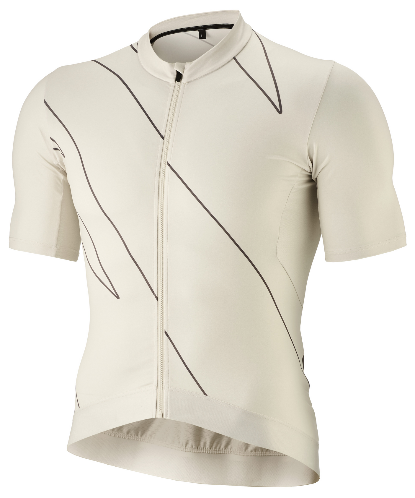 Gonso Road Jersey Print M kasteelgrijs