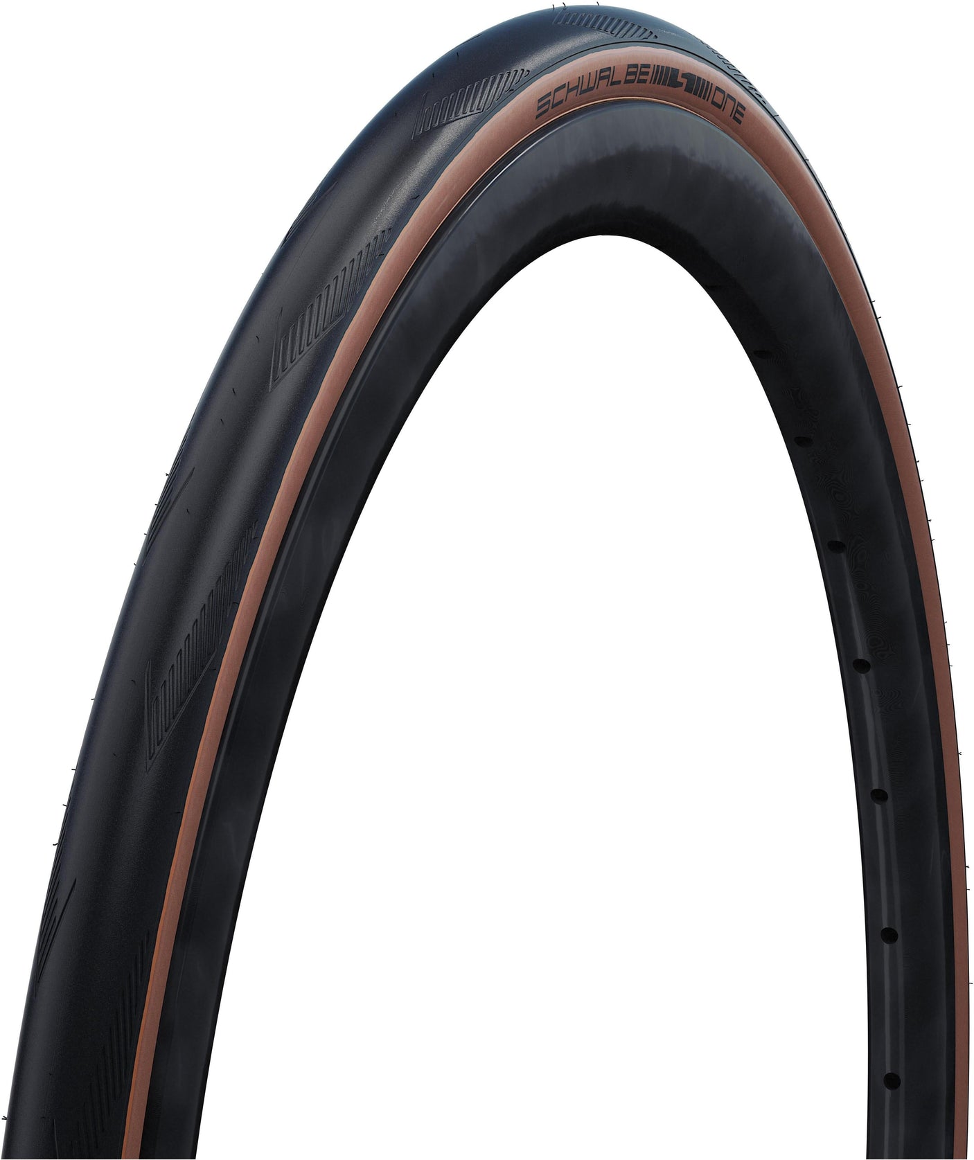 SCHWALBE One Performance vouwband 28x1.25" RaceGuard MicroSkin SnakeSkin TLE Addix bruin/zwart