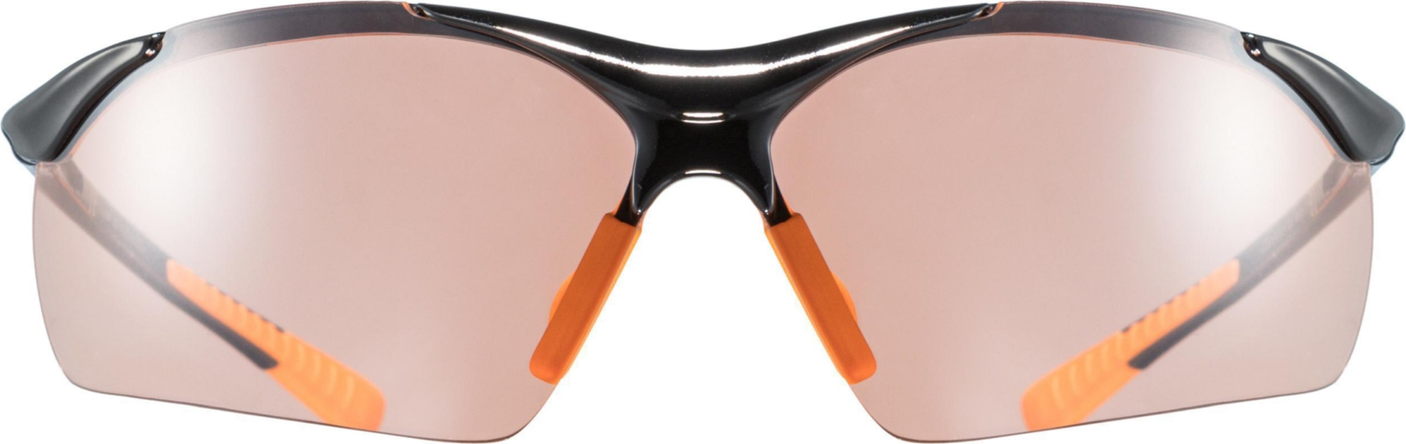 uvex Sportstyle 223 fietsbril Zwart-Oranje / Lightmirror Oranje