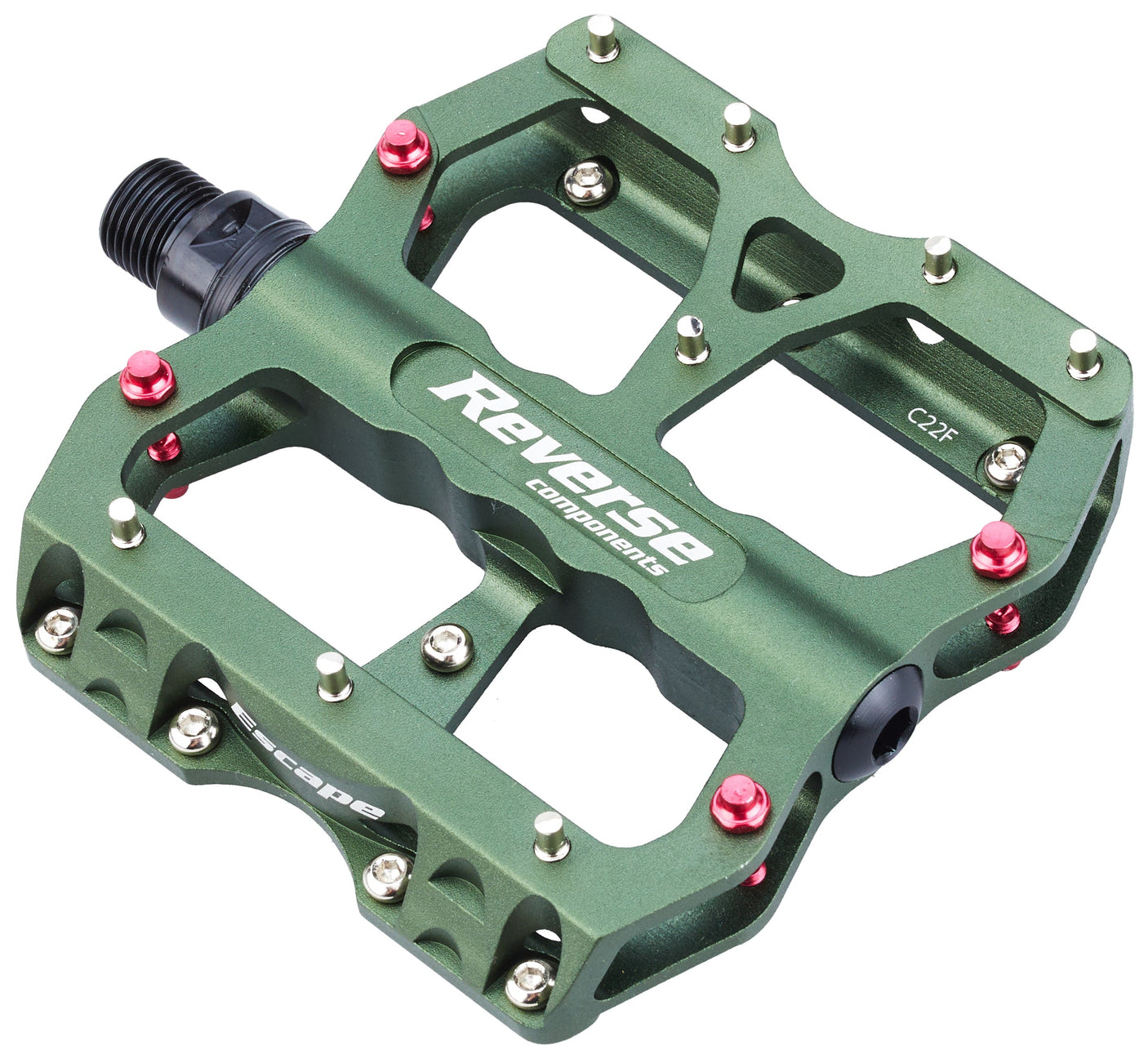 Reverse Escape pedalen olijfgroen