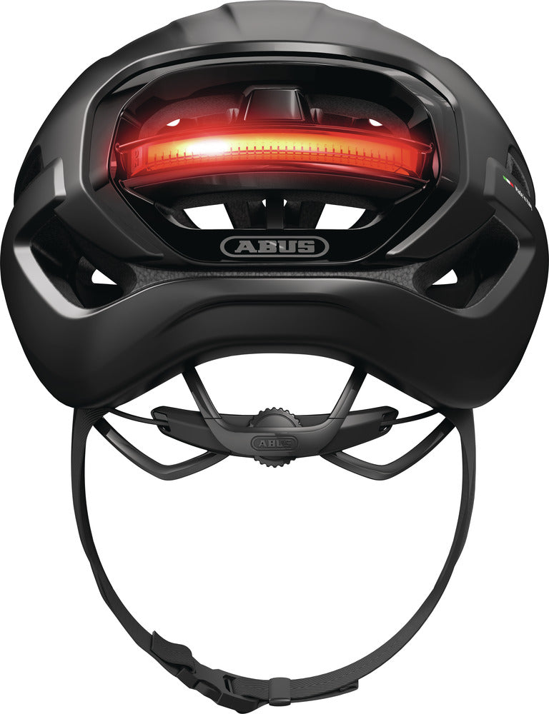 Abus TAIPAN LED Gravel Helm fluweel zwart