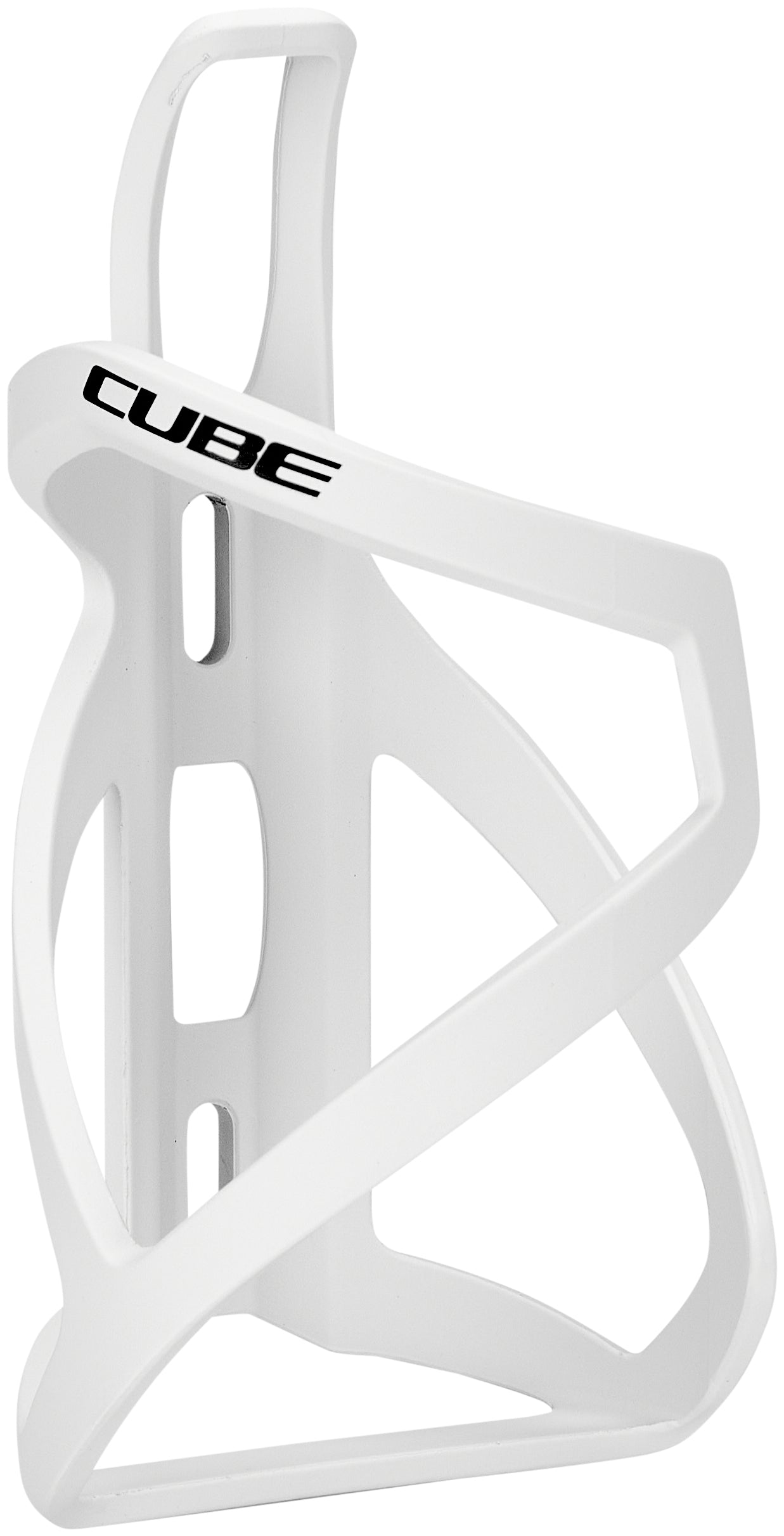 CUBE bidonhouder HPP Sidecage mat wit´n´glossy zwart