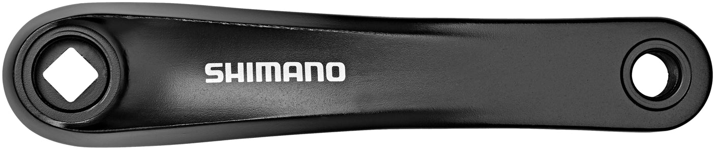 Shimano FC-TY501 crankstel 6/7/8-speed 48-38-28 tanden met kettingbeschermer zwart