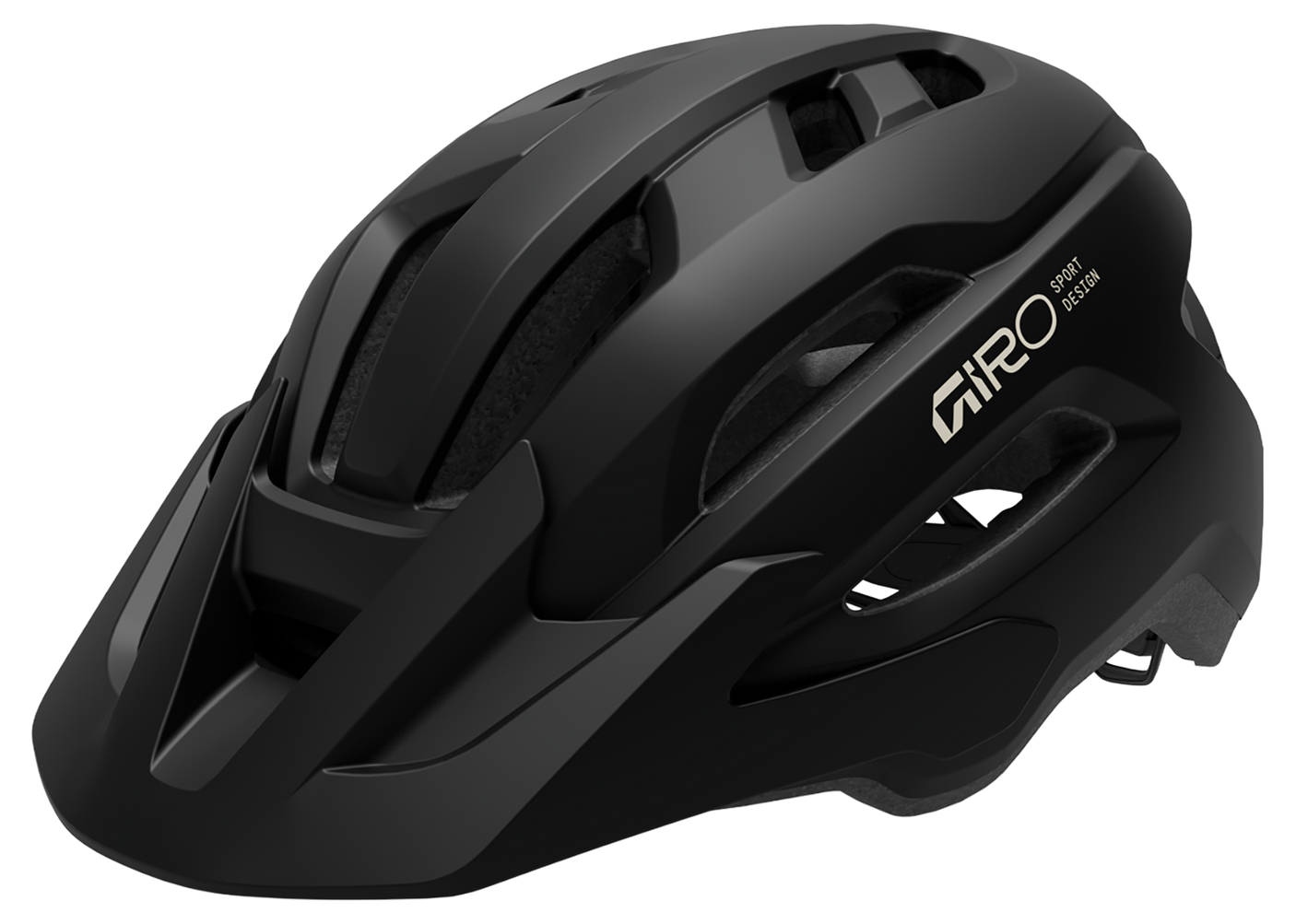 Giro Fixture II W MTB-helm dames mat zwart