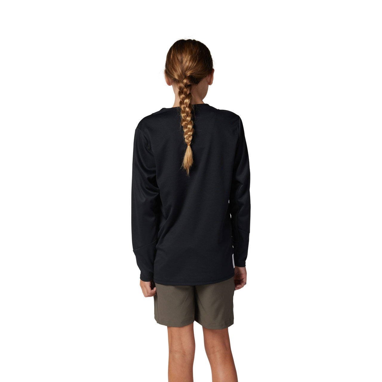 Fox YTH Defend LS Jersey Zwart