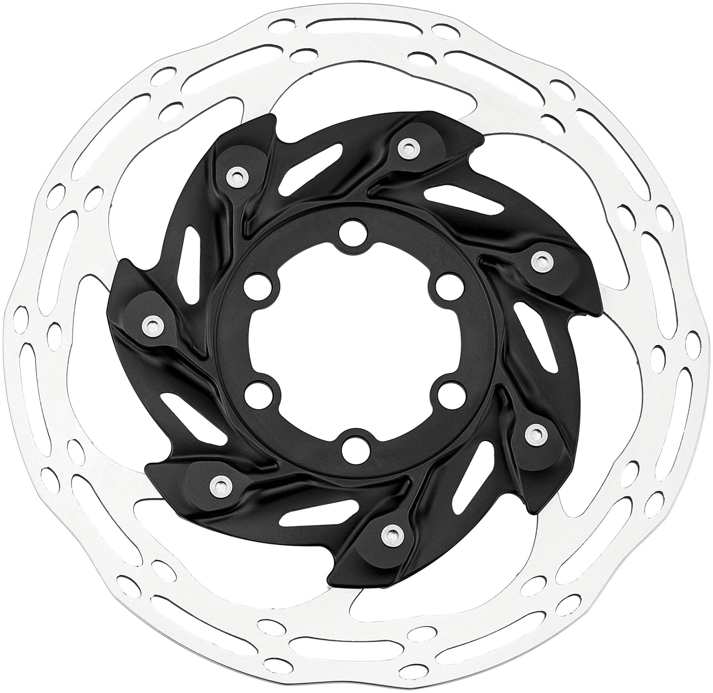 SRAM Centerline XR Rotor remschijf Tweeledig Afgerond profiel 6-gaats zwart/zilver