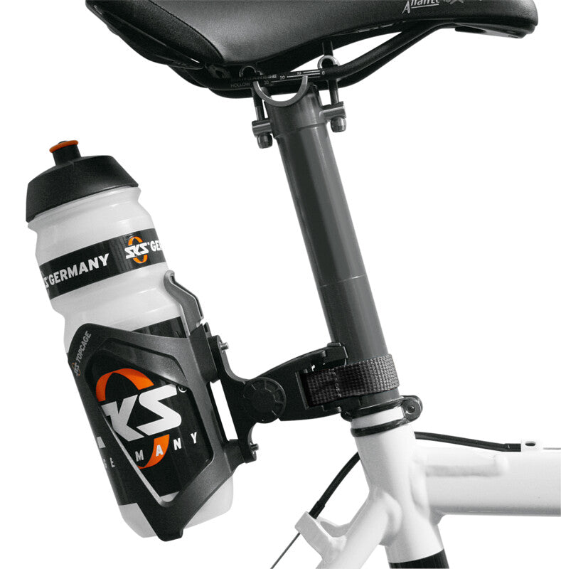 SKS bidonhouder-adapter zwart/oranje