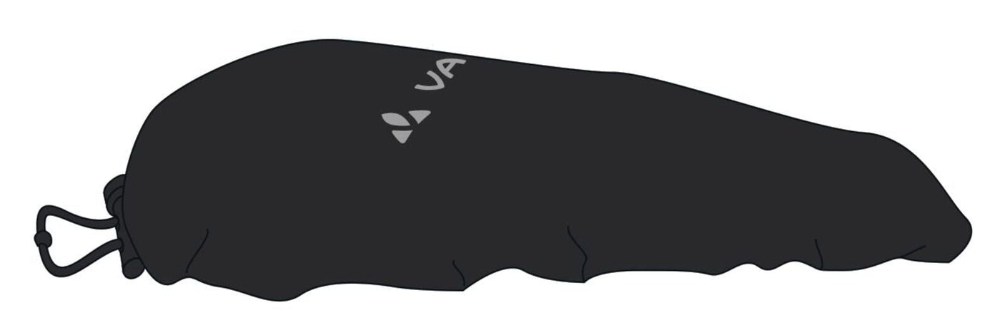 VAUDE regenschutz voor zadels zwart