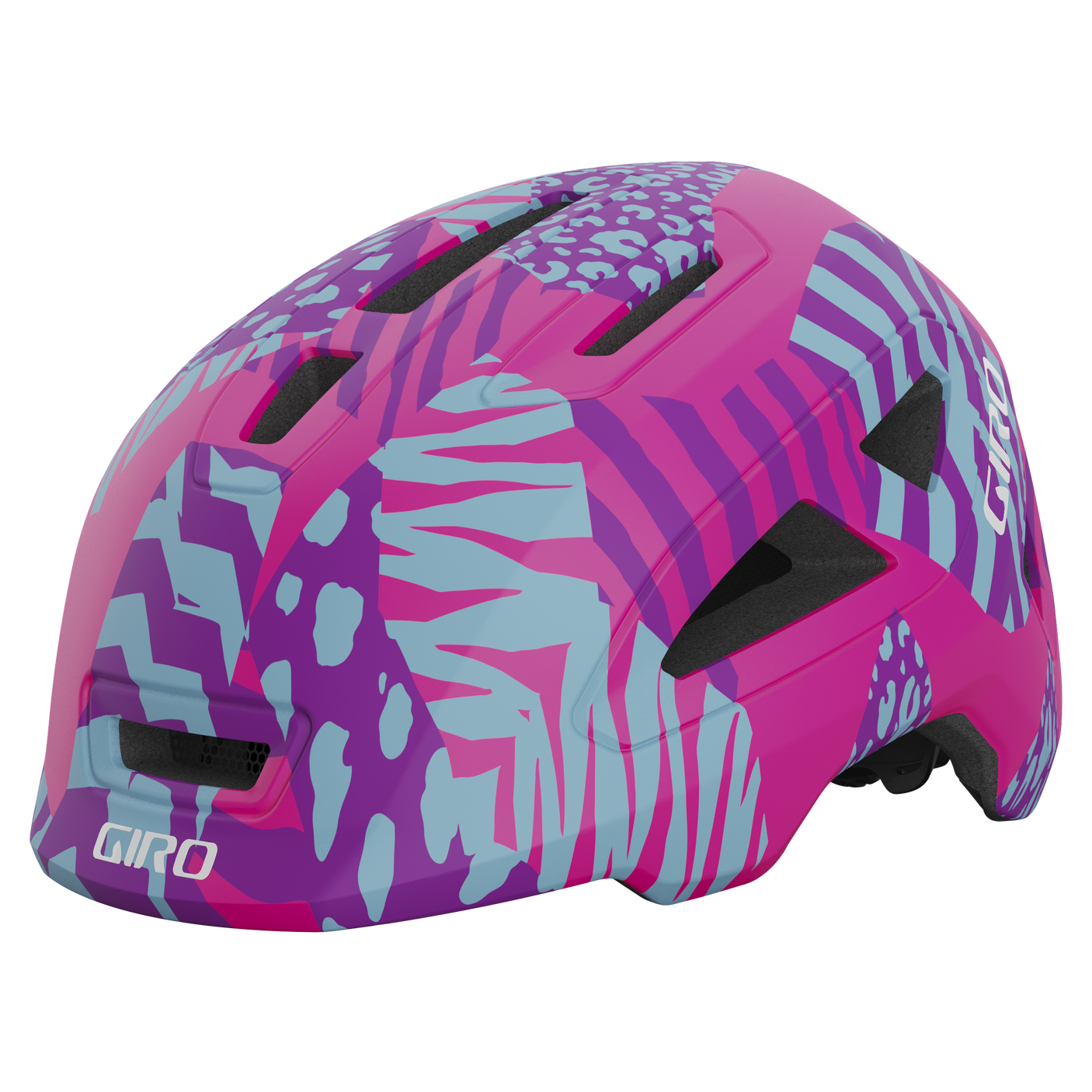 Giro Scamp II helm mat roze animal