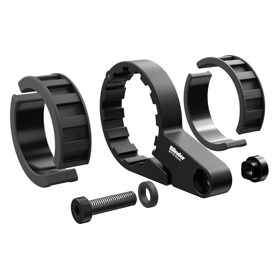 Knog Blinder E Commuter 120 Voorlicht StVZO witte LED black