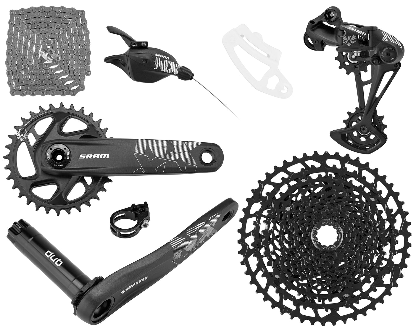 SRAM NX Eagle DUB 170 Schakelgroepset 12-speed 32T X-Sync XG-1230