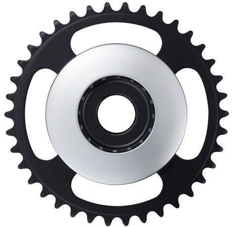 Shimano STEPS E6100 kettingblad Cl:46,5mm zonder kettingbeschermer zilver