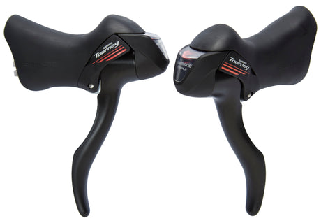 Shimano Tourney ST-A073 Schakel-/remhendelset Road 3x7-speed zwart