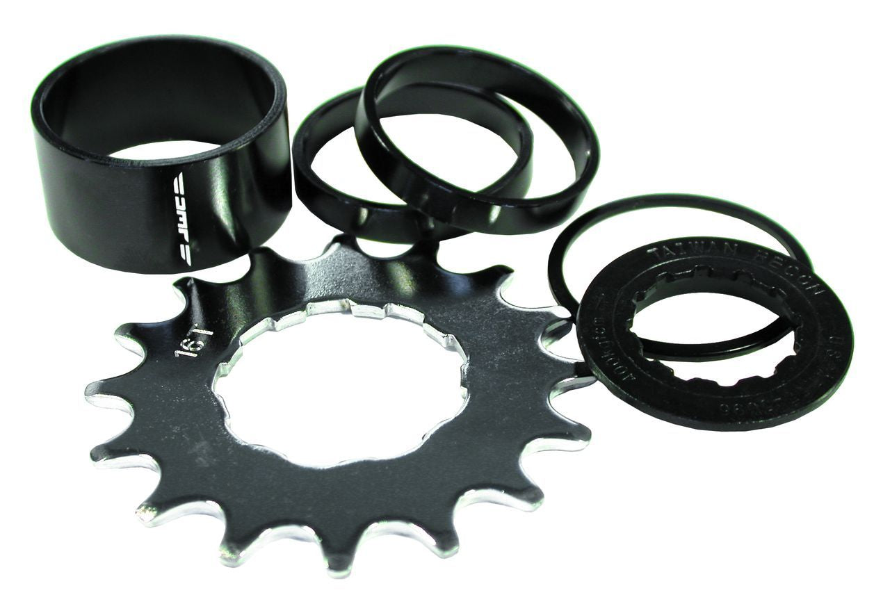DMR Single Speed Spacer Set zwart