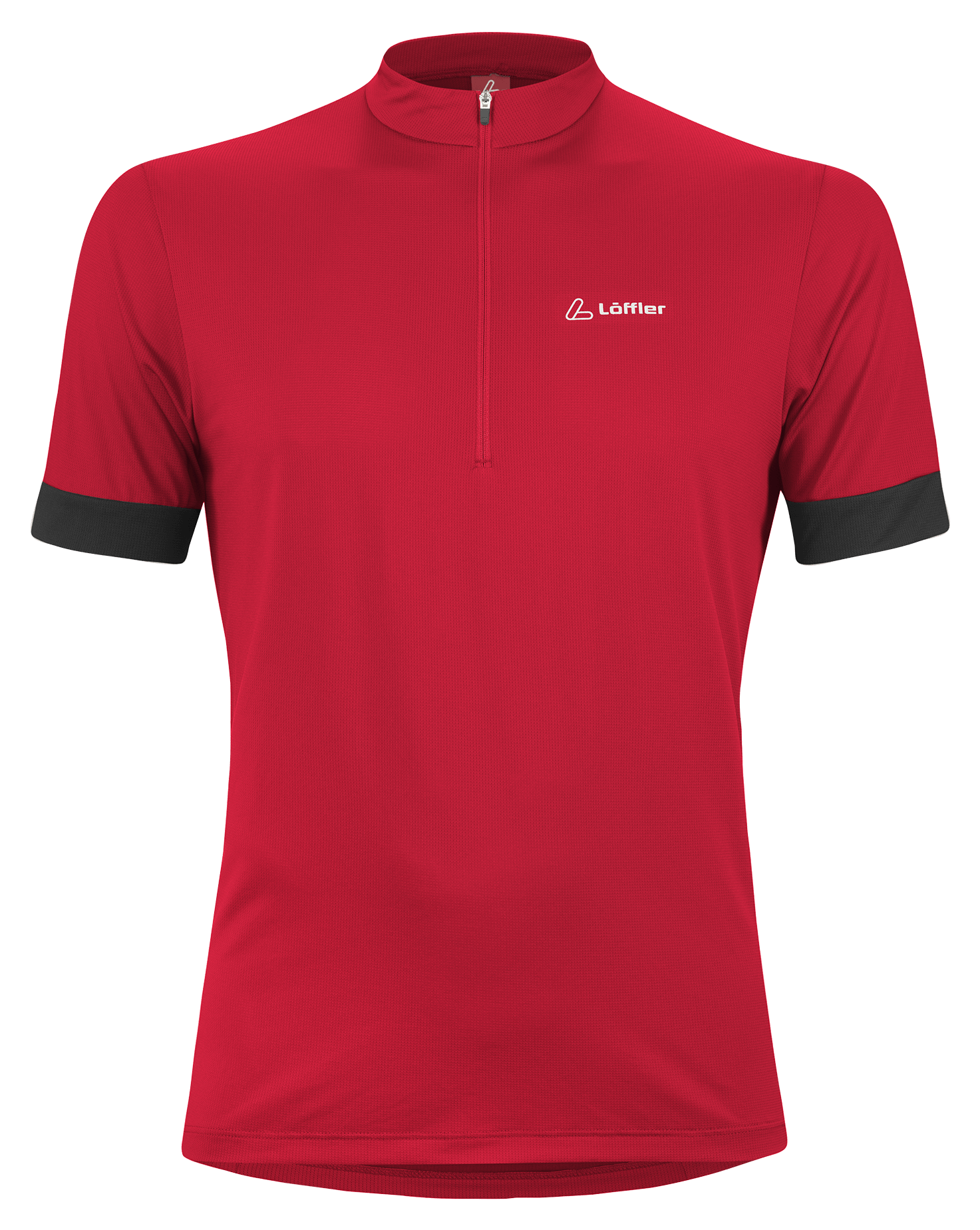 Löffler M Bike Shirt Hz Pukka Rood/Zwart