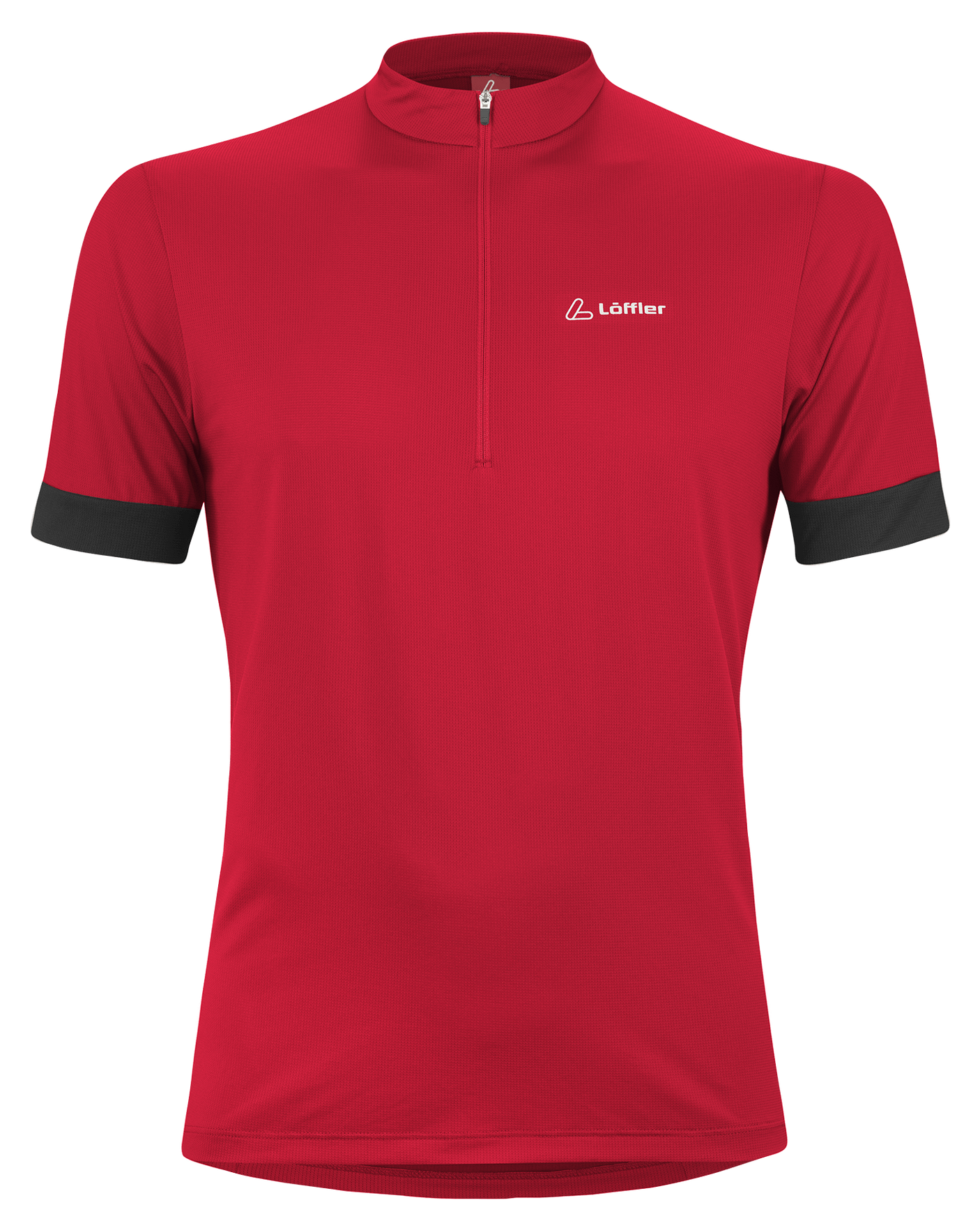 Löffler M Bike Shirt Hz Pukka Rood/Zwart