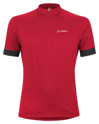 Löffler M Bike Shirt Hz Pukka Rood/Zwart