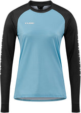 CUBE ATX WS Lange mouw ronde hals trui blue´n´black
