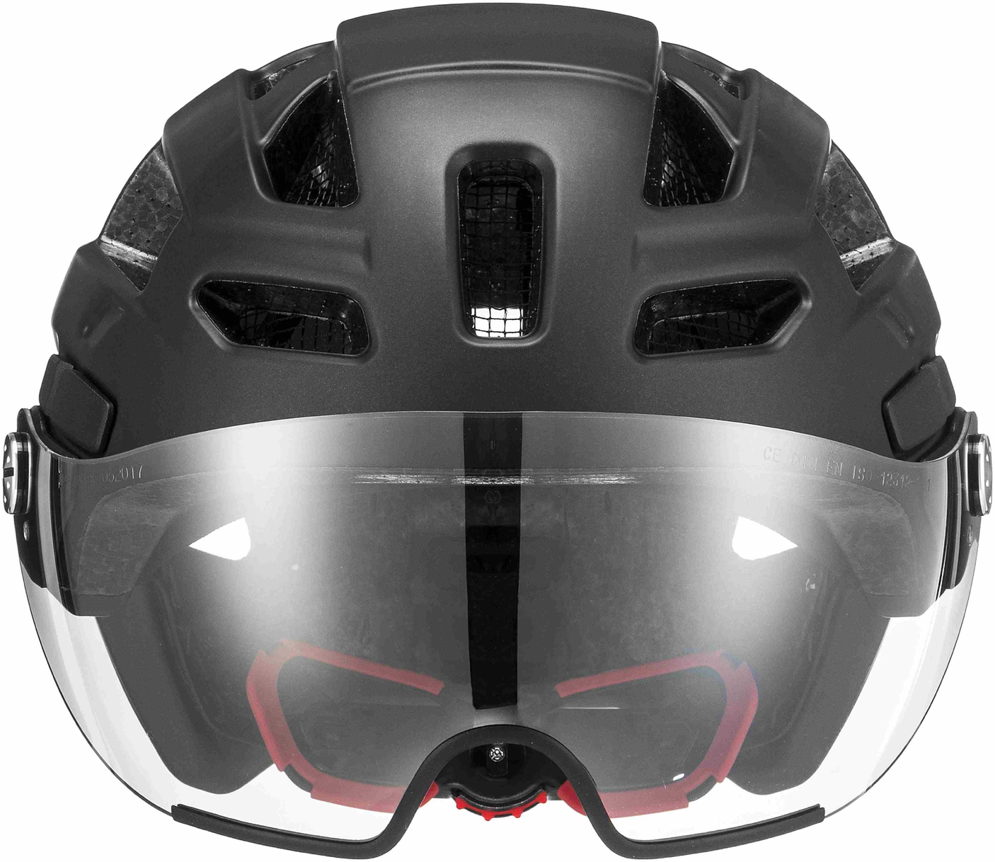 uvex Finale Vizier City-helm Zwart Mat