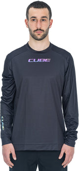 CUBE ATX Lange mouw ronde hals trui black Heren