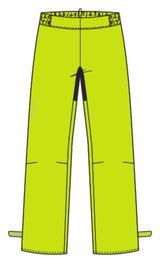VAUDE Drop Pants II Heren neon geel uni