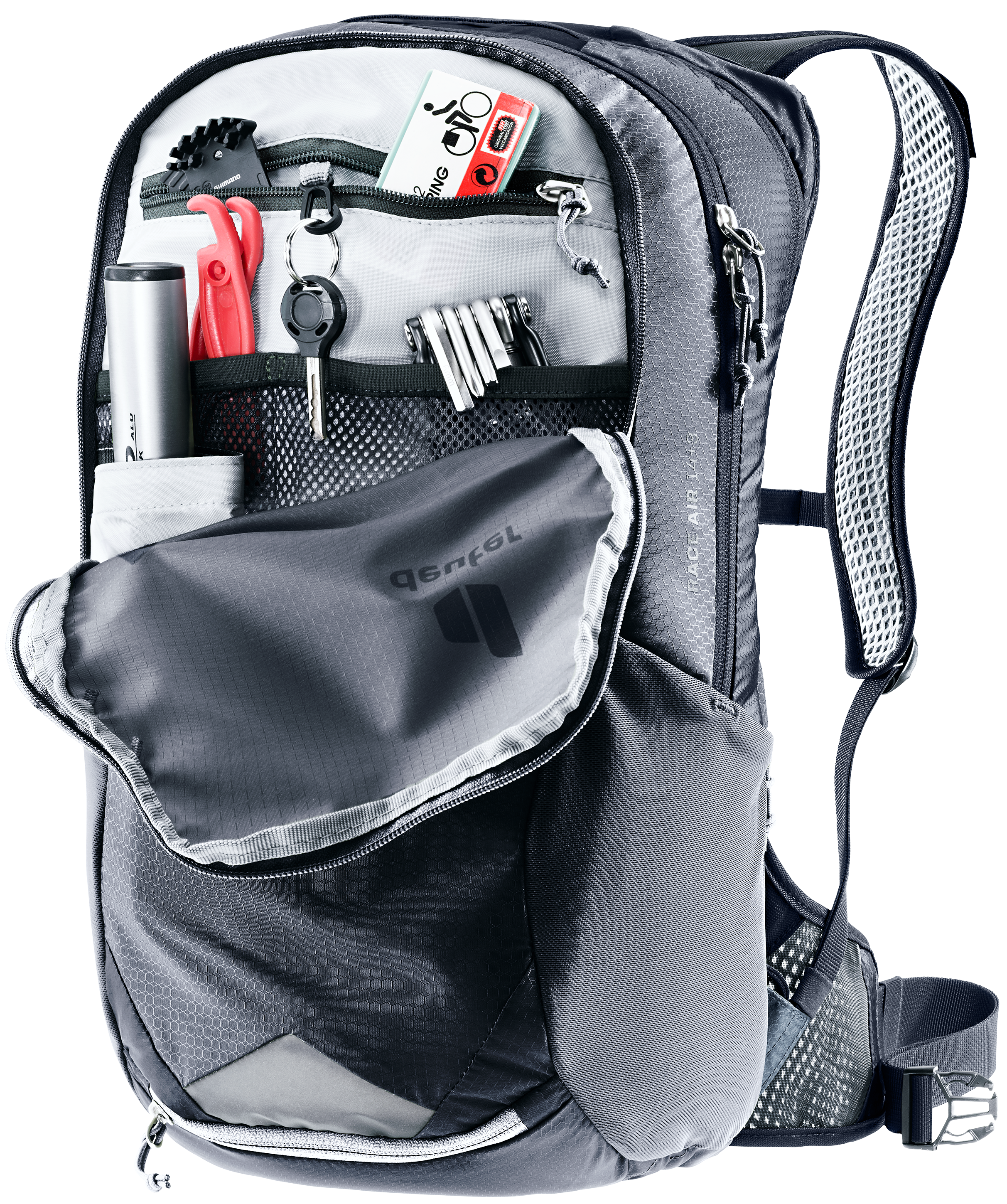 deuter Race Air 14+3 rugzak zwart