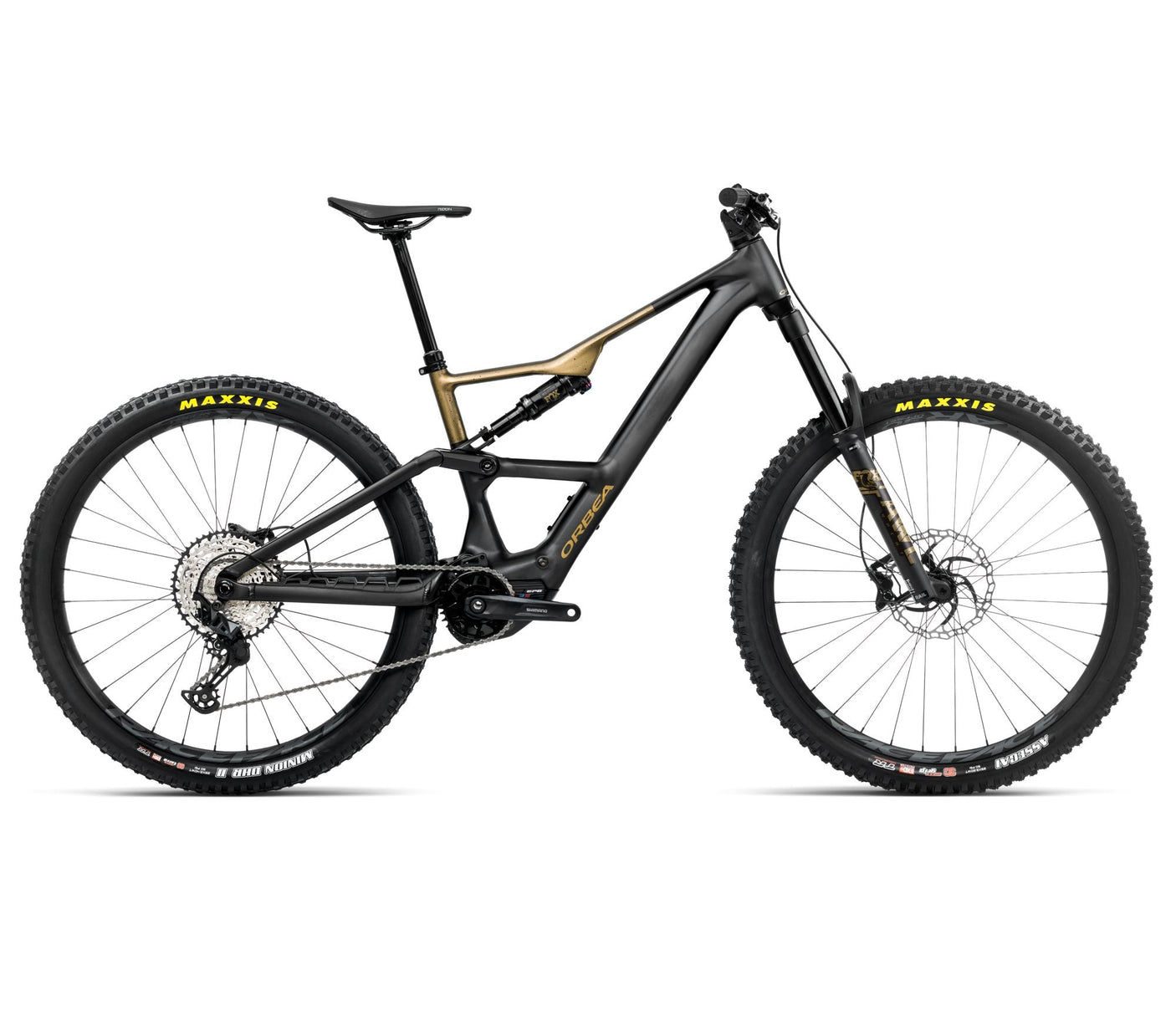 Orbea RISE LT H20 Diamond Black-Splash Olijfgroen Mat (2025)