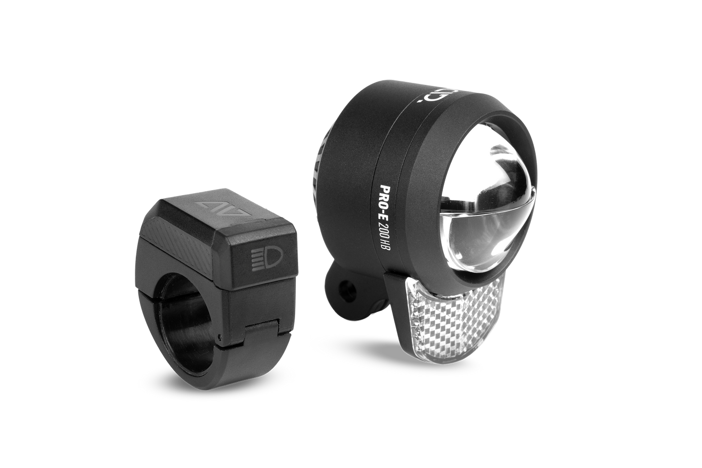 ACID E-Bike koplamp PRO-E 200 Grootlicht X-Connect zwart