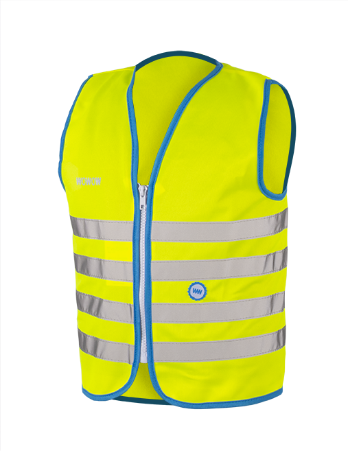 Wowow veiligheidsvest Fun Jacket voor kinderen geel