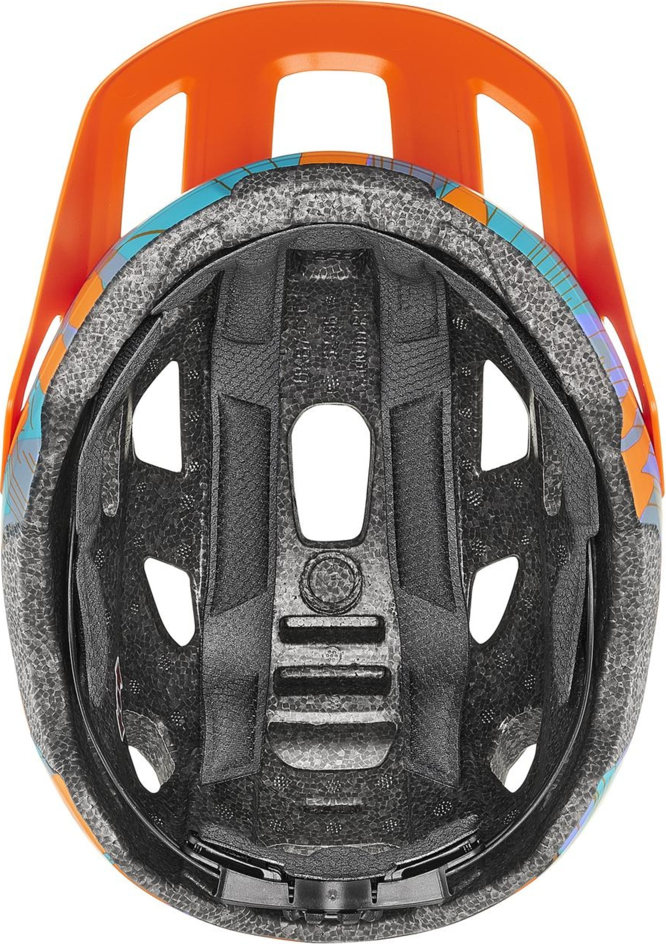 uvex React Jr. Kinderhelm Papaya Camo Mat