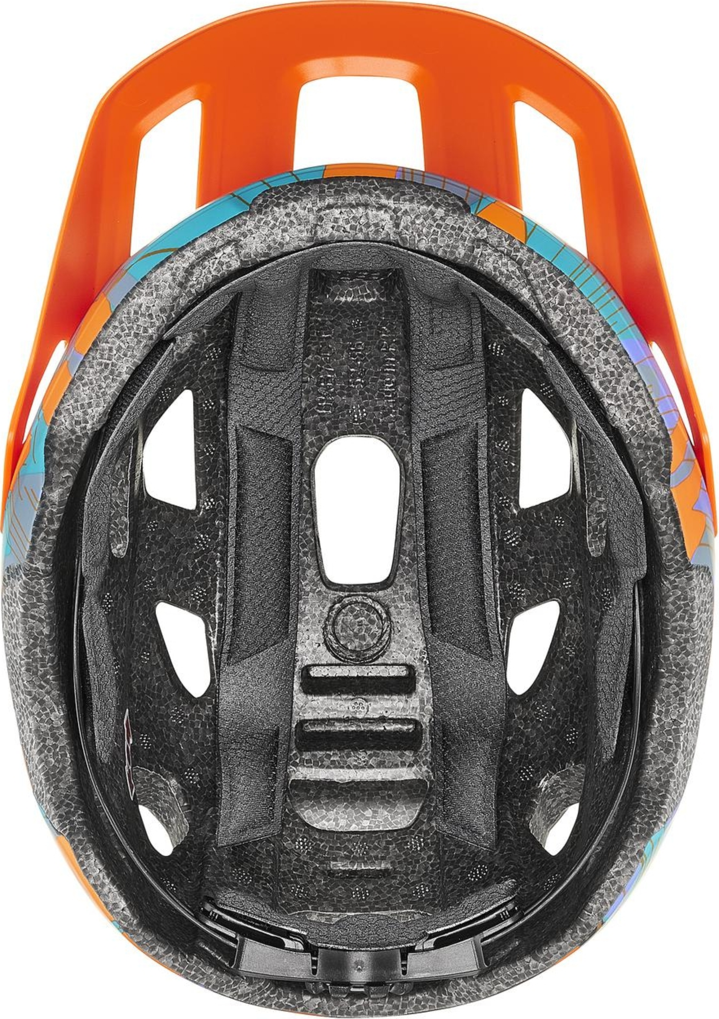 uvex React Jr. Kinderhelm Papaya Camo Mat