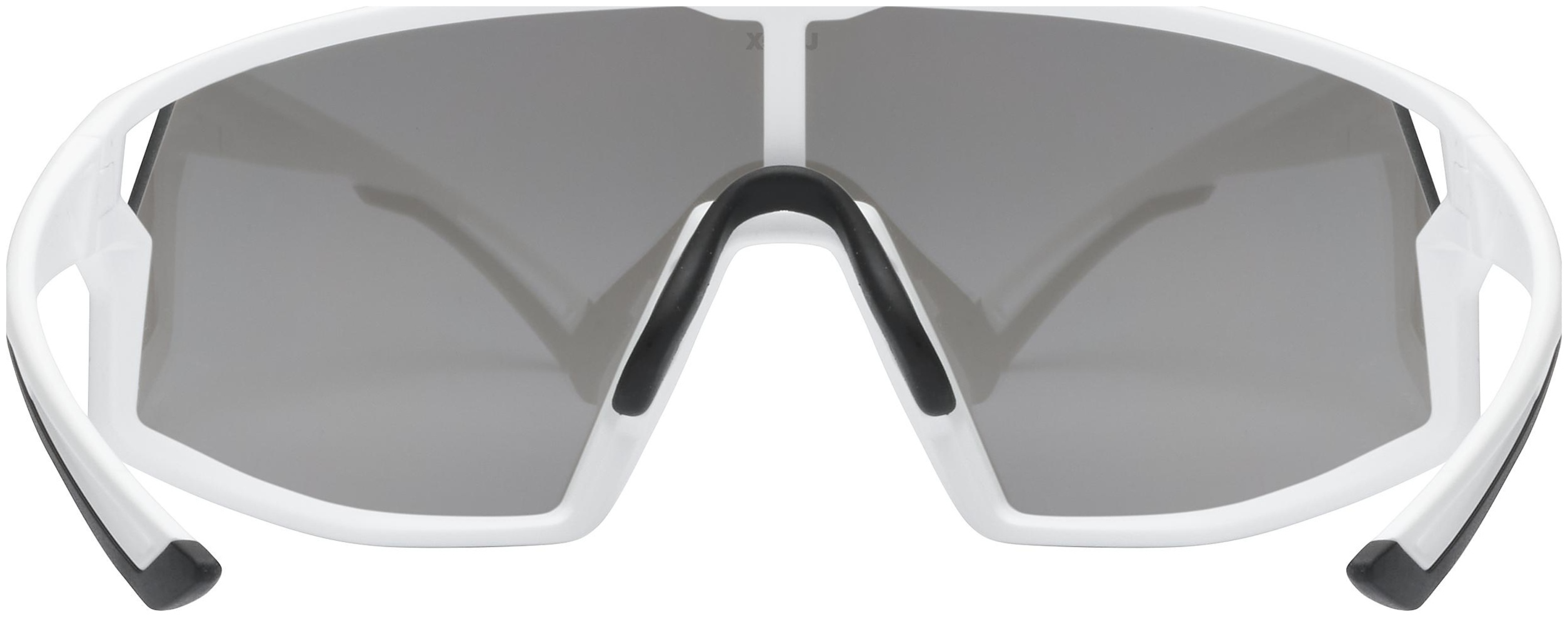 uvex Skyryse fietsbril Wit Mat / Mirror Gold