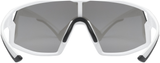 uvex Skyryse fietsbril Wit Mat / Mirror Gold