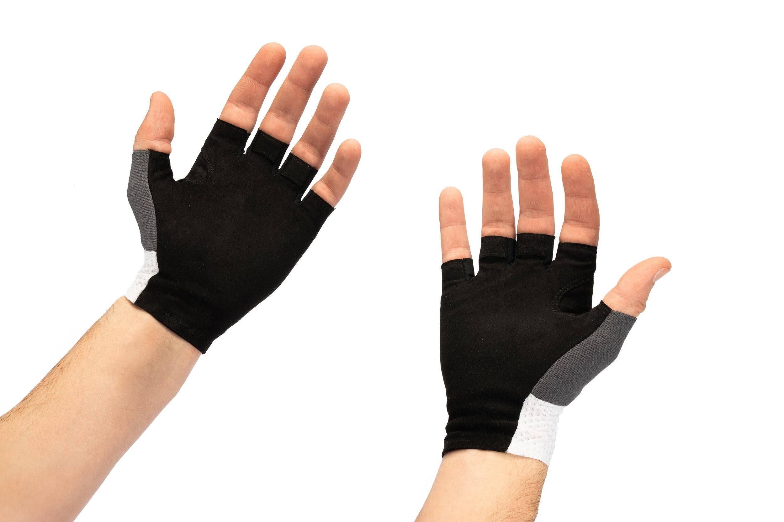 CUBE Handschoenen Race korte vinger wit