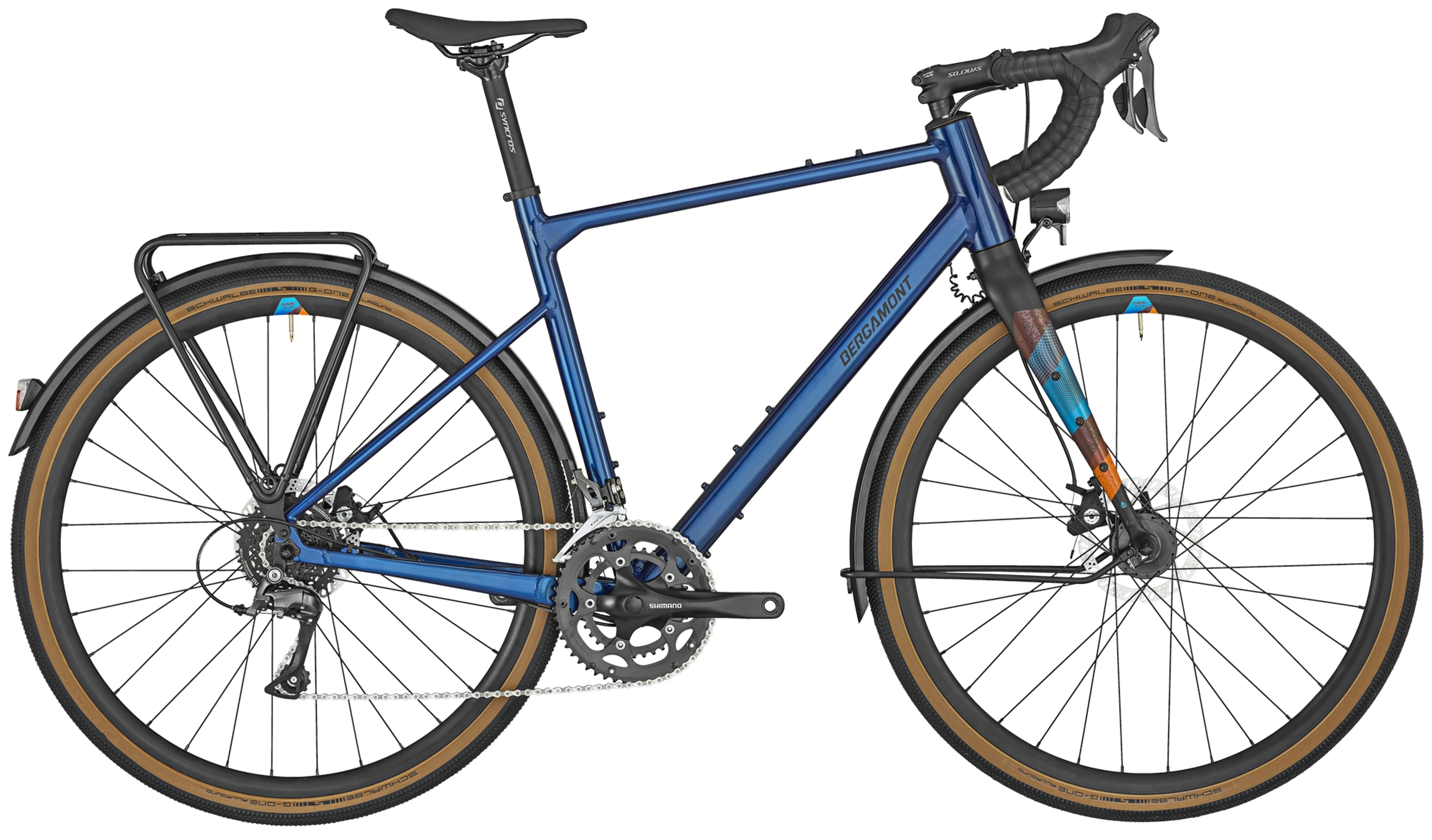 Bergamont Grandurance RD 3 Diamant glanzend spiegelblauw