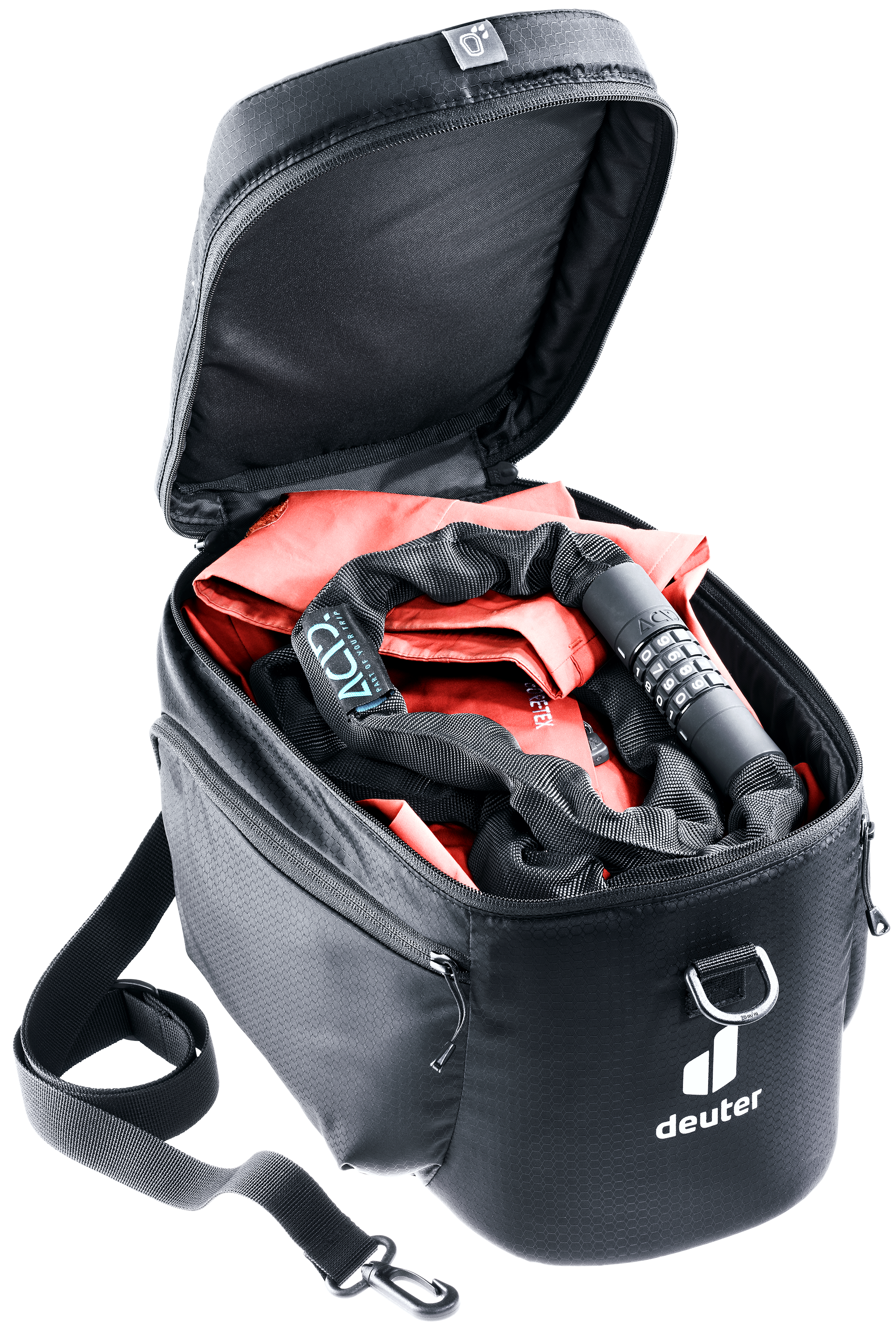 deuter Rack Bag 10 bagagedragerzak black
