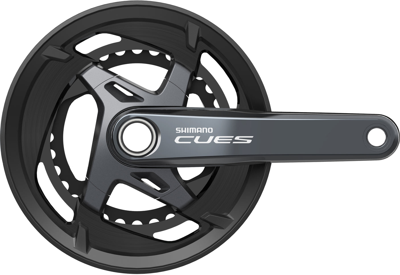 Shimano Cues FC-U8000-2 Kurbelgarnitur 11-fach 46-32Z mit Kettenschutz