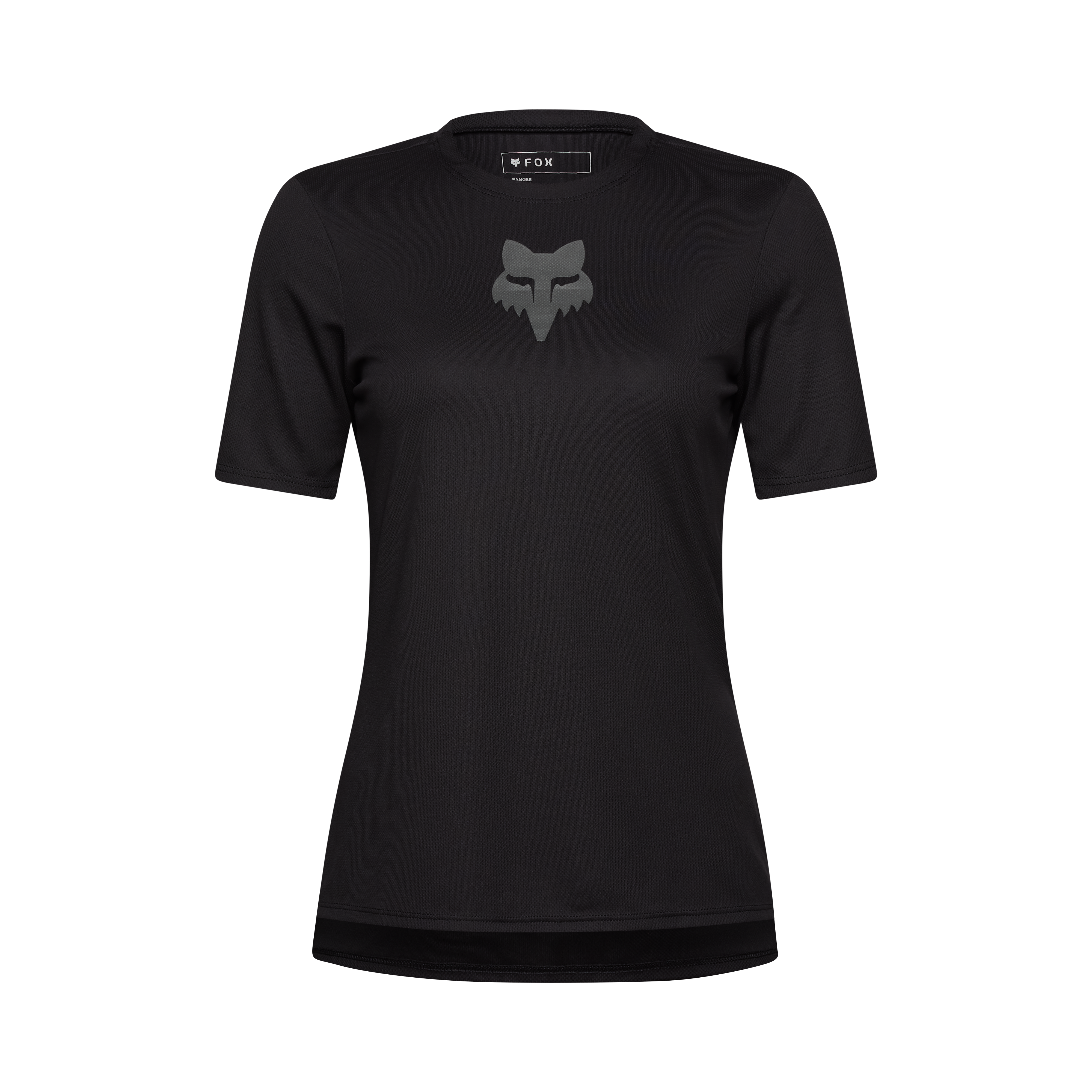 Fox W Ranger SS Jersey Hoofd Zwart