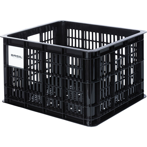 Basil Bagagedragermand CRATE L Multi System zwart