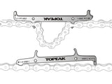 Topeak kettingfixeerhaak & slijtage-indicator