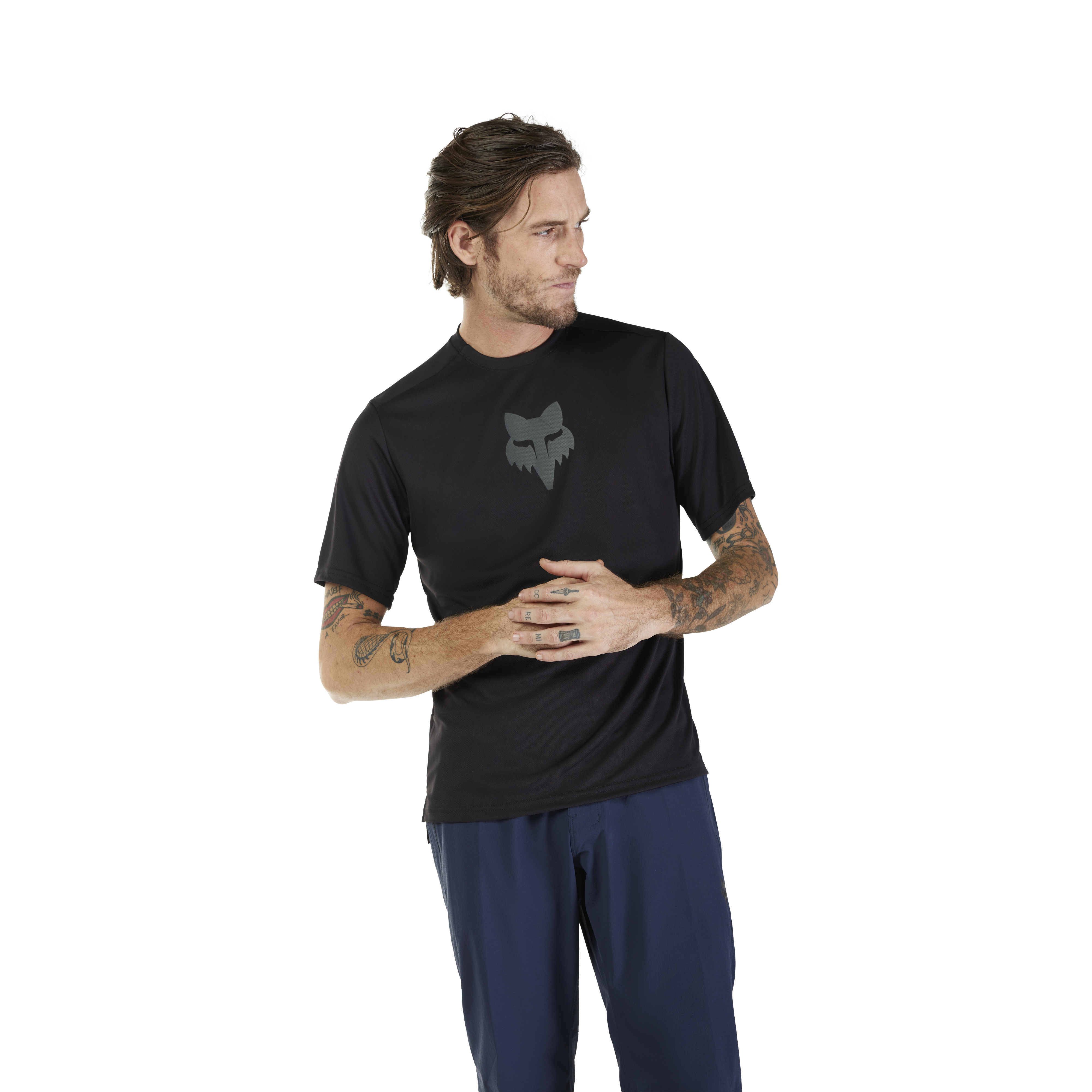 Fox Ranger SS Jersey Hoofd Zwart