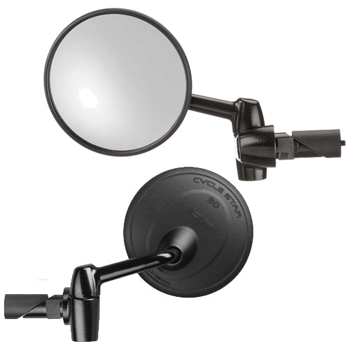 Busch + Müller Cycle-Star 80 /7 achterspiegel voor e-bikes, inklapbaar, 14,5-18,5mm