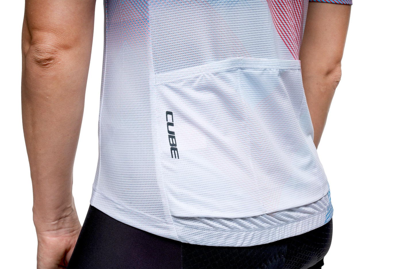 Cube WS Trikot CMPT TEAMLINE korte mouw wit