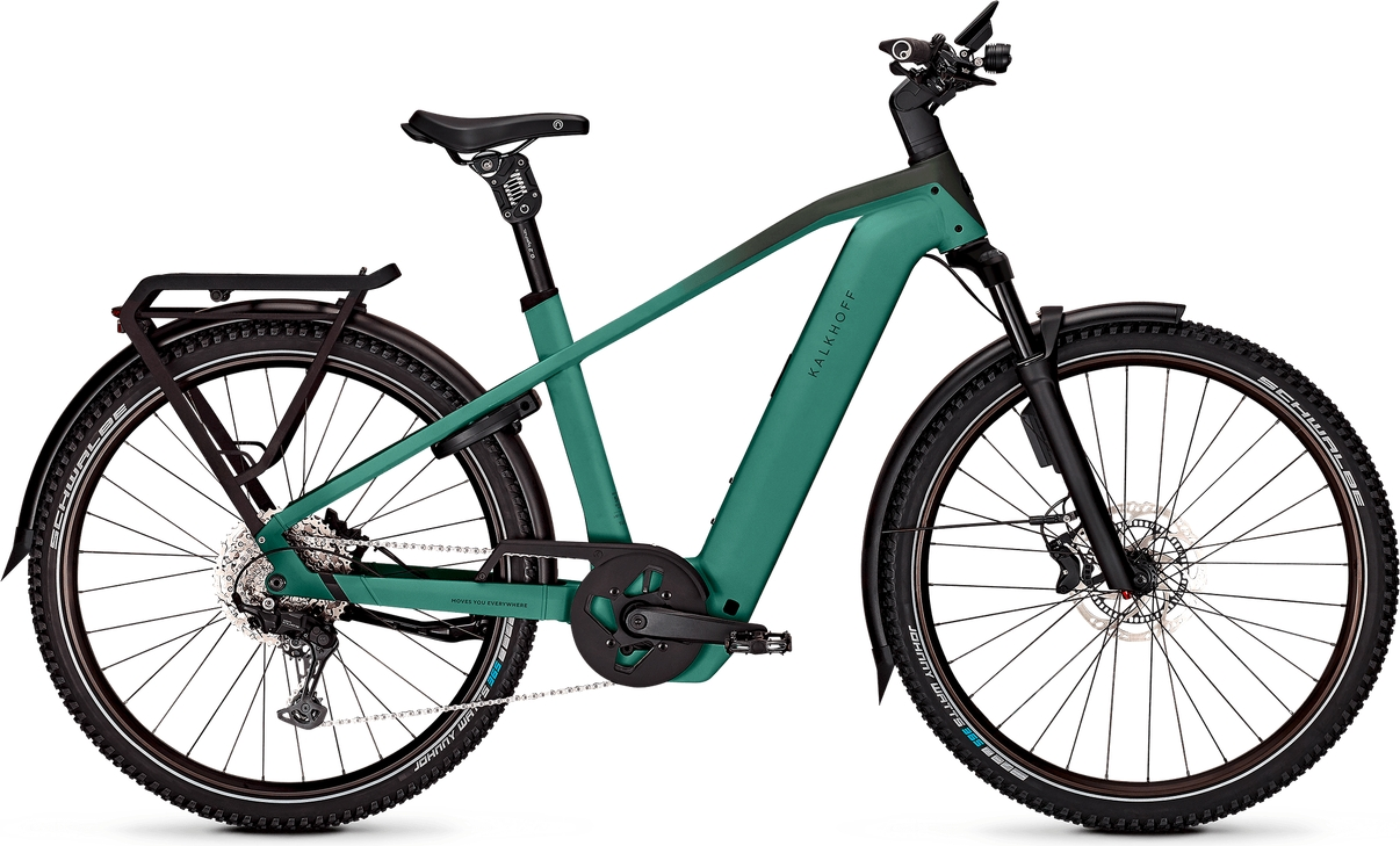 Kalkhoff ENTICE 5+ EXCITE ABS Diamant 800 mineralgreen / huntsmengreen mat