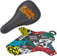 Achteruit Nico Vink Shovel &amp; Shred zadel zwart/oranje