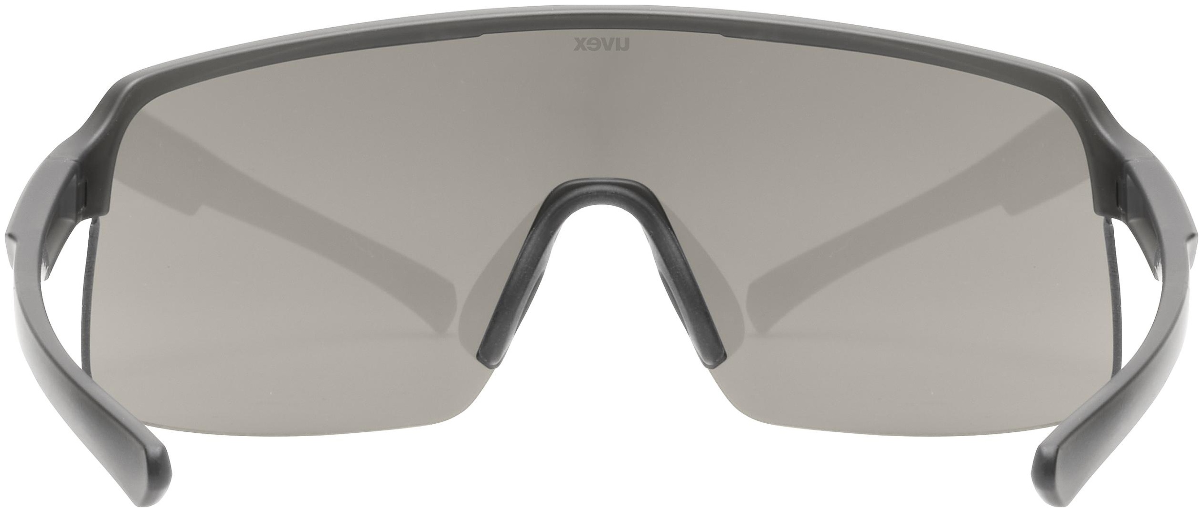 uvex Dyrt fietsbril Smoke Mat / Mirror Blue
