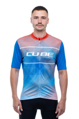 CUBE TEAMLINE Trikot CMPT korte mouw white´n´blue´n´red