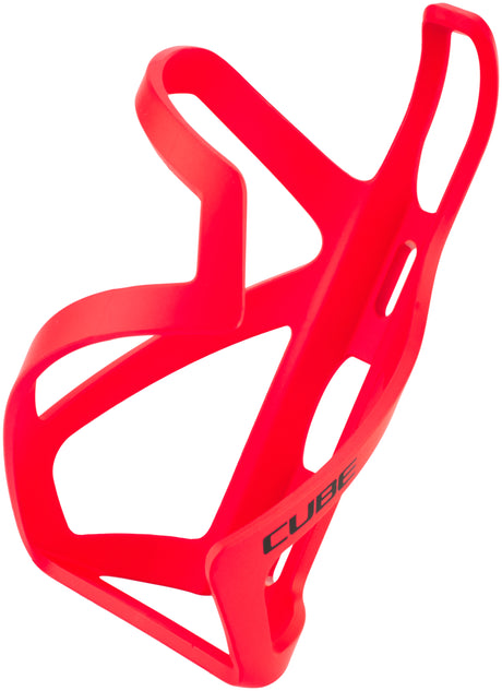 CUBE flessenhouder HPP Sidecage mat rood en glanzend zwart