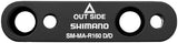 Shimano schijfremadapter voor flatmount